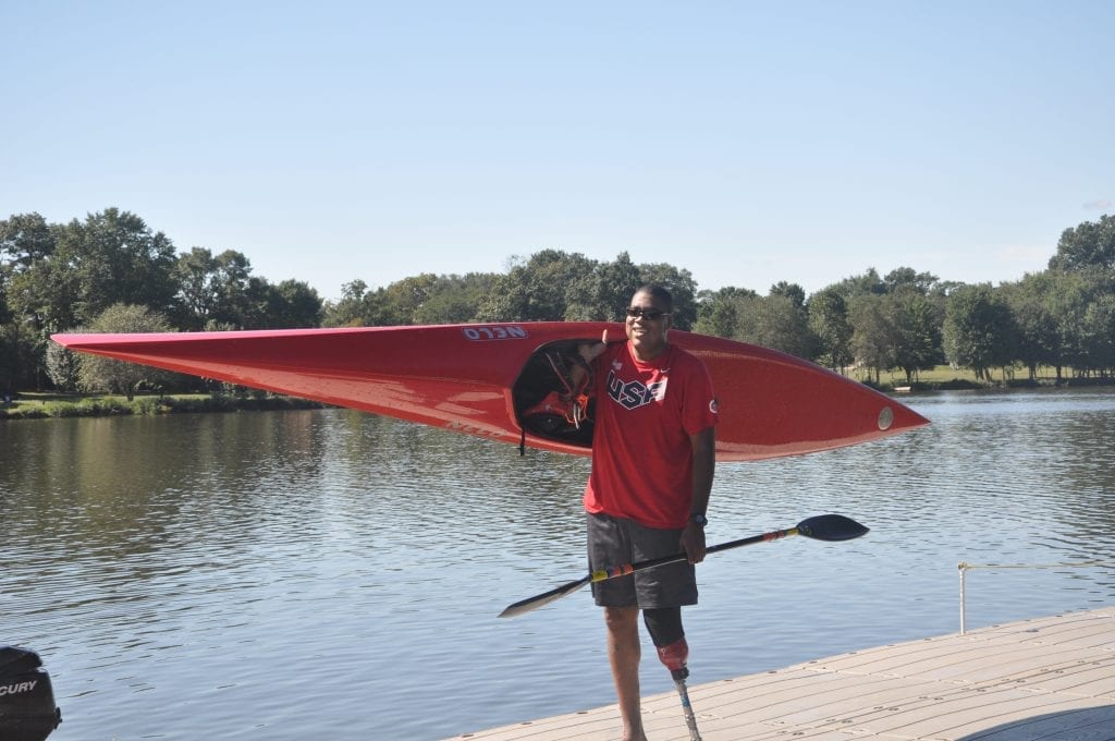 amputee athlete – Amputee Athlete Brandon Holiday Rows to Gold