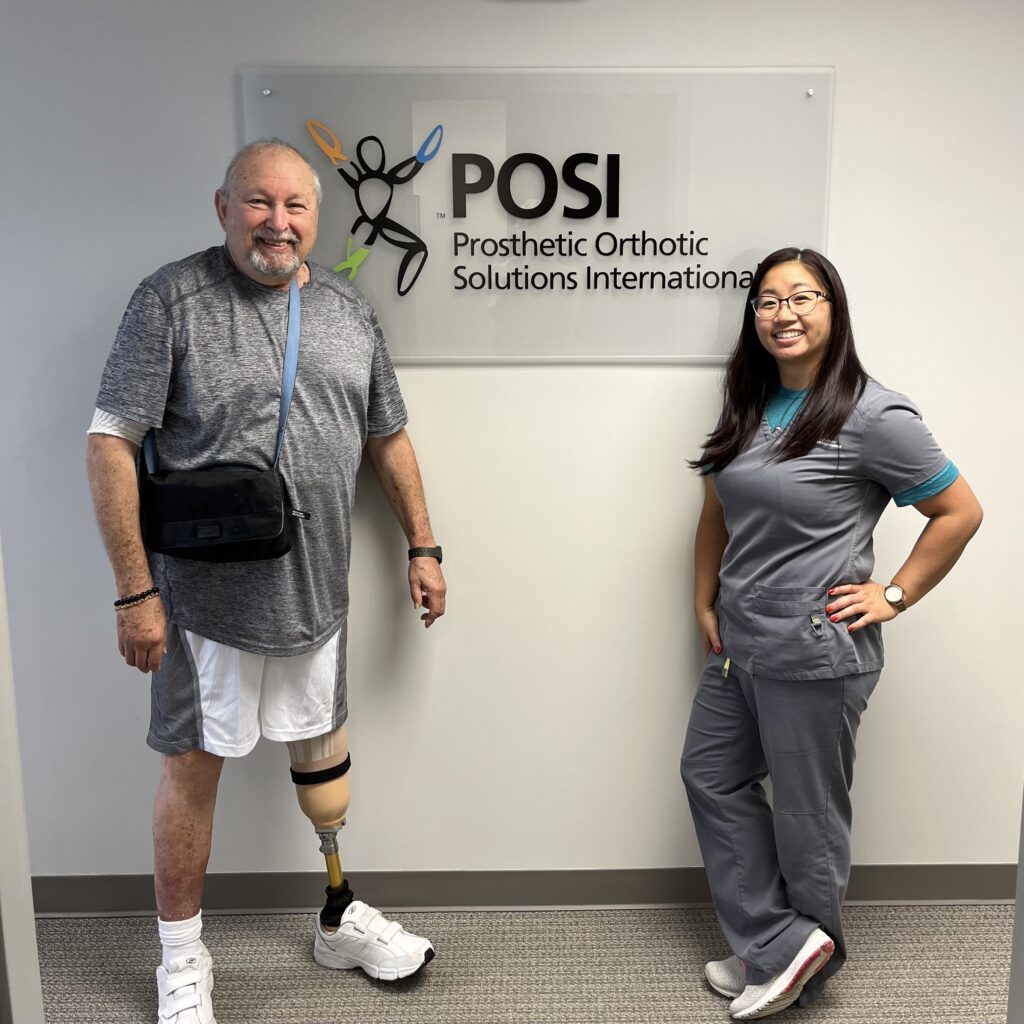 Bernie prosthetic leg